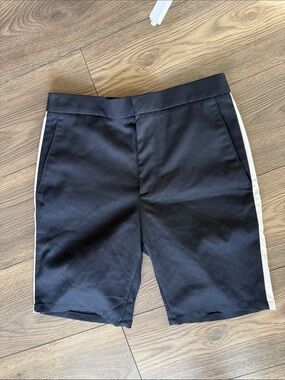 ZARA MAN black with side stripe  shorts size small